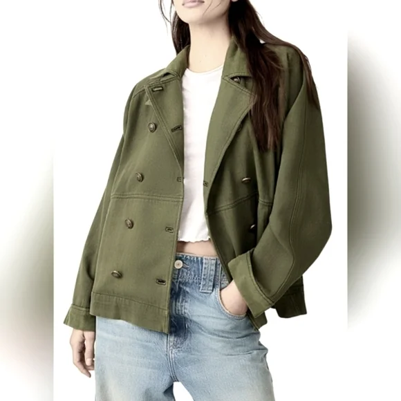 FREE PEOPLE Viva Surplus Jacket NWT - Picture 1 of 8